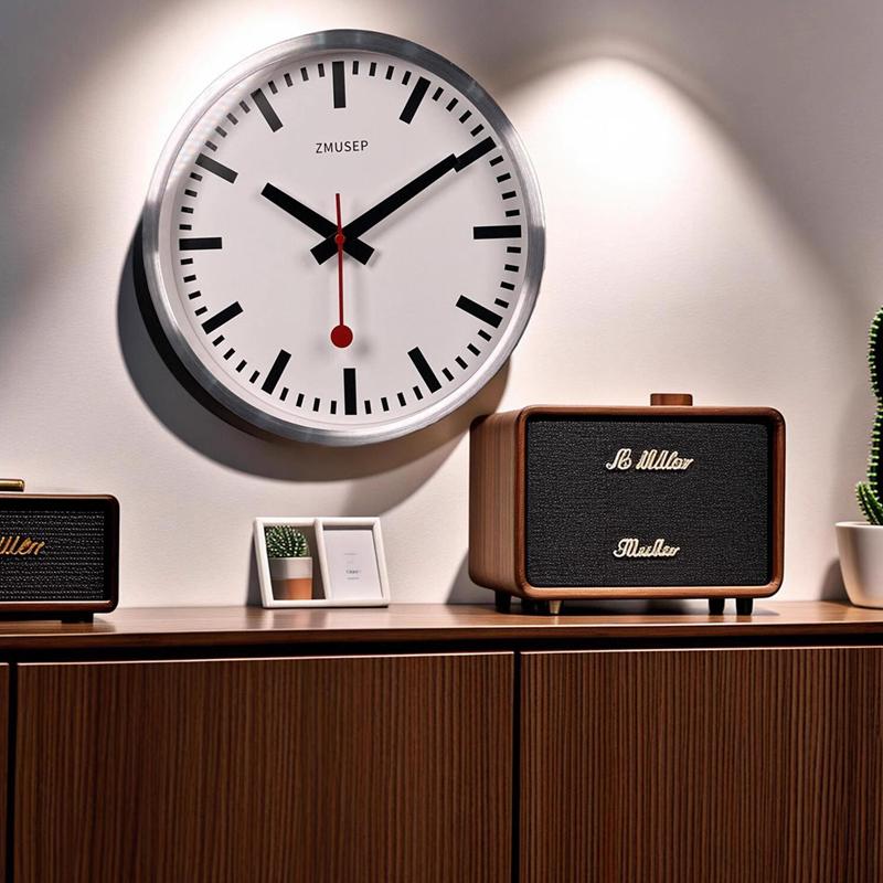 Modern Electronics Gadgets - Reloj de pared de Metal de