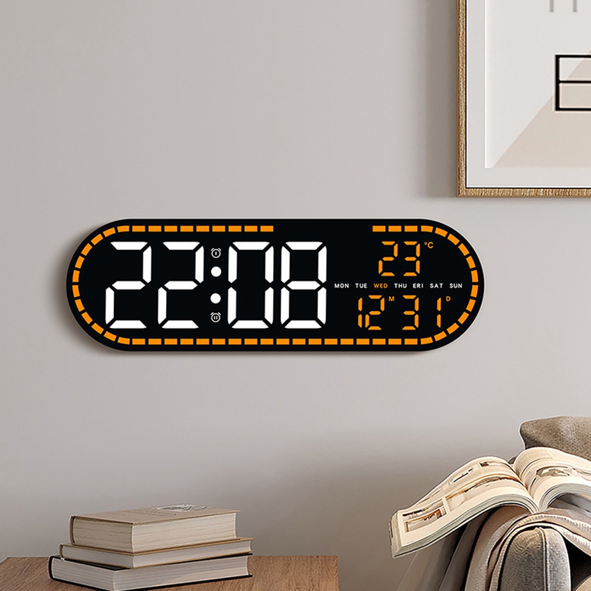 Modern Electronics Gadgets - Reloj de pared Digital grande, pantalla