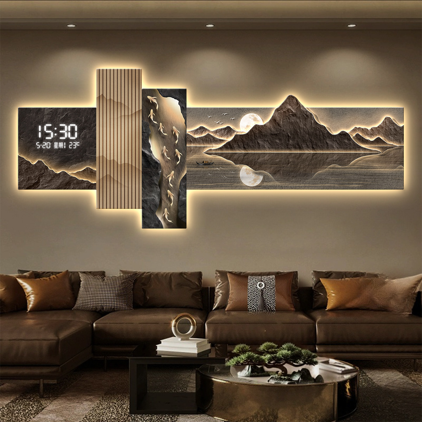 Modern Electronics Gadgets - Lámpara Mural Moderna LED para Sala
