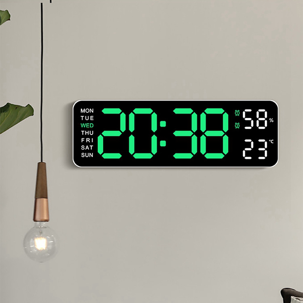 Modern Electronics Gadgets - Reloj de pared Digital grande, pantalla