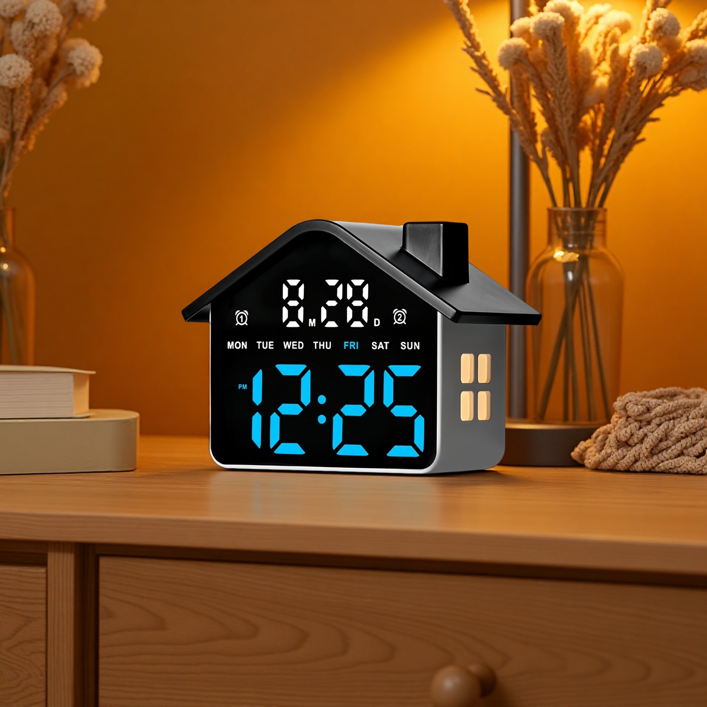 Modern Electronics Gadgets - Reloj Despertador Digital LED con Control