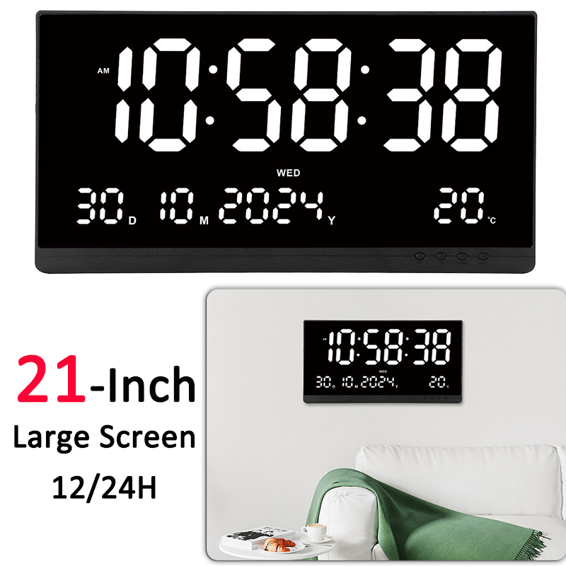 Modern Electronics Gadgets - Reloj de pared Digital grande de