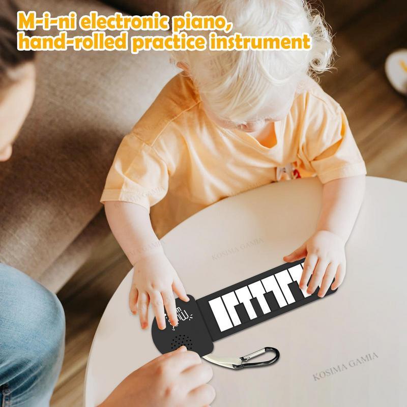 Unique Electronics Gadgets - Piano Electrónico Enrollable de Silicona, Teclado