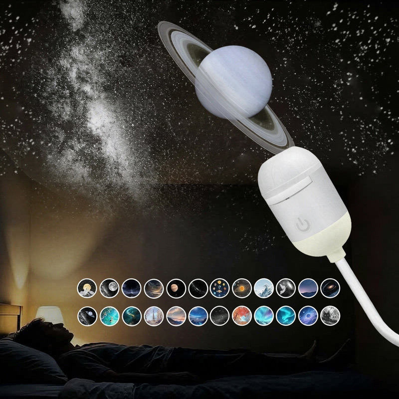 Mini Projector Portable - Mini Proyector USB Portátil de Cielo