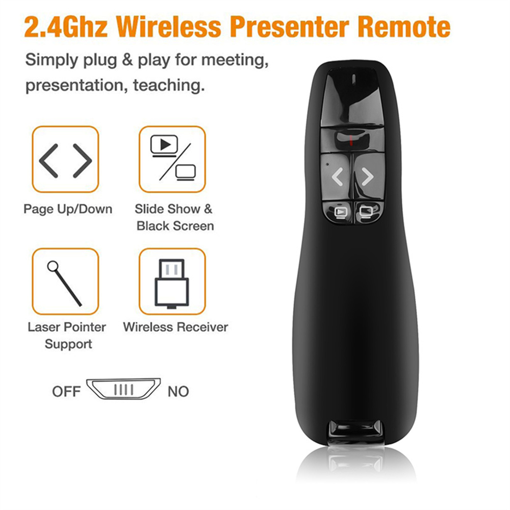 Laser Pointer Presenter - Presentación Powerpoint USB inalámbrica PPT Flip