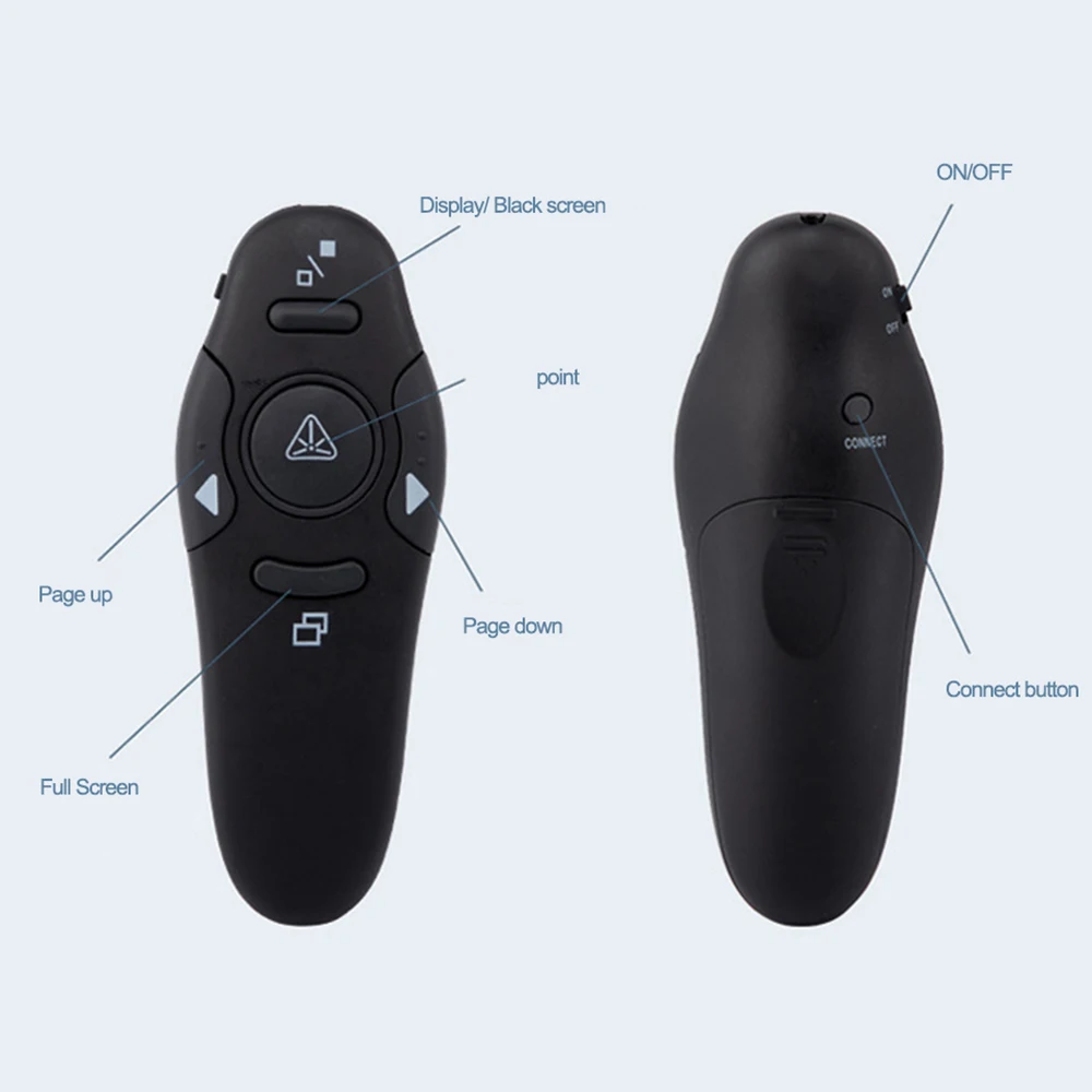 Laser Pointer Presenter - Presentador Control remoto inalámbrico Puntero USB