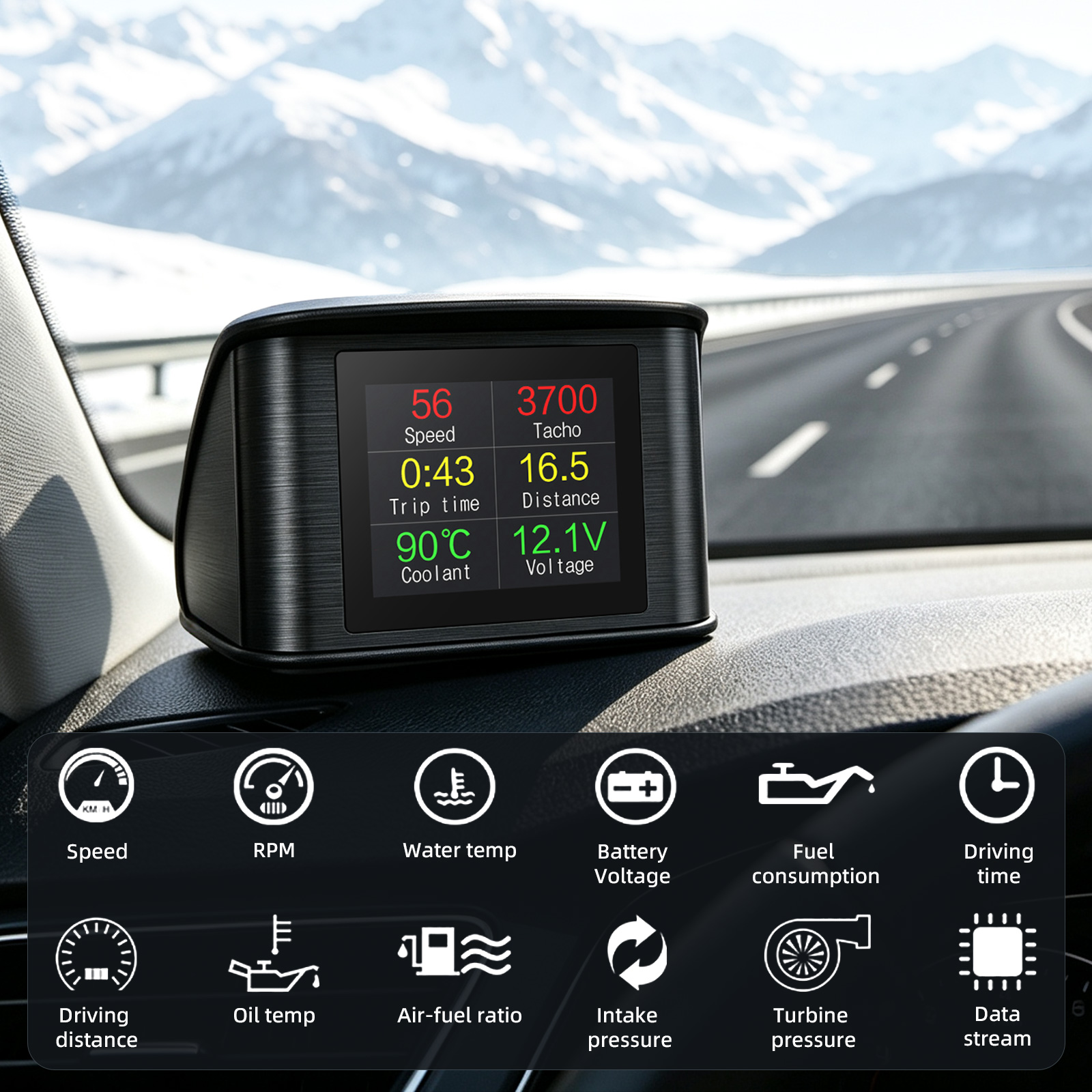 Medidor OBD para coche, pantal - Electronics Gadgets Wholesale reseña y precio