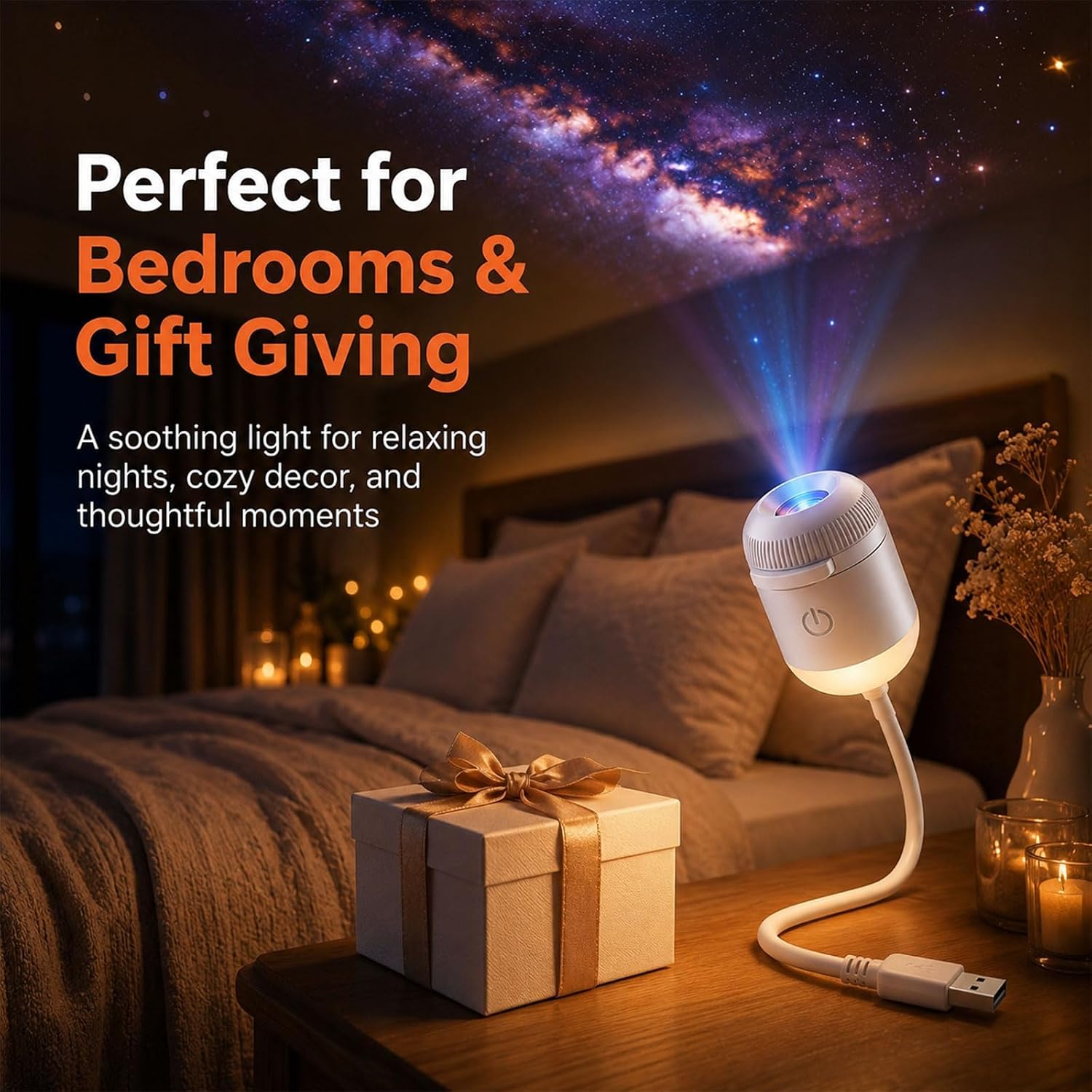 Proyector de luz nocturna Gala - Mini Projector Portable reseña y precio