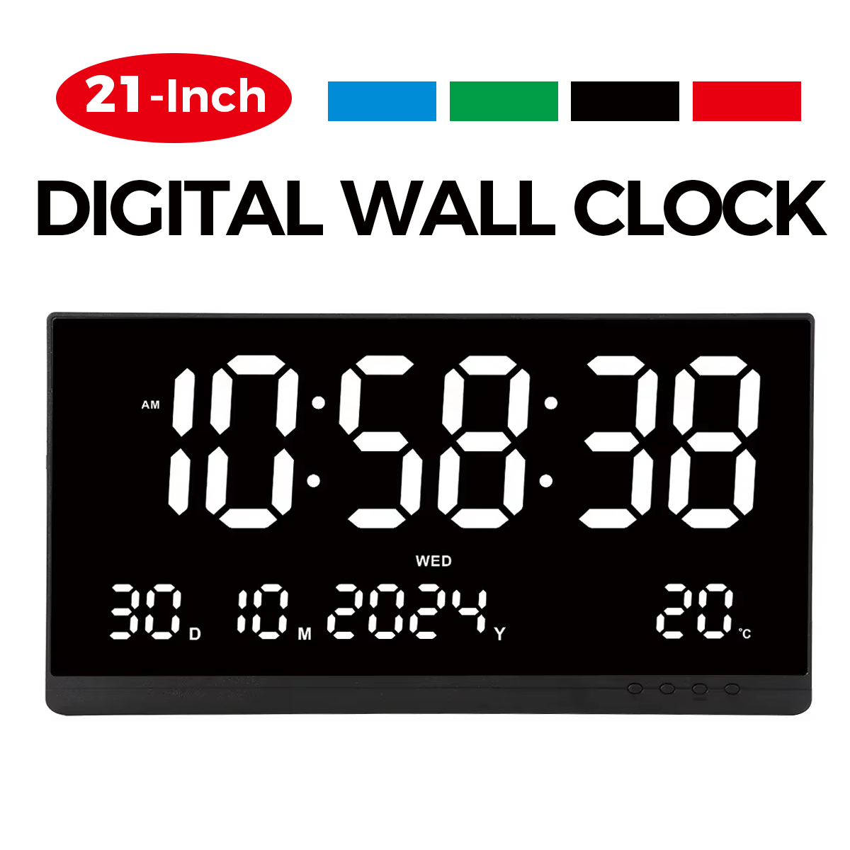 Reloj de Pared Digital Grande  - Modern Electronics Gadgets reseña y precio