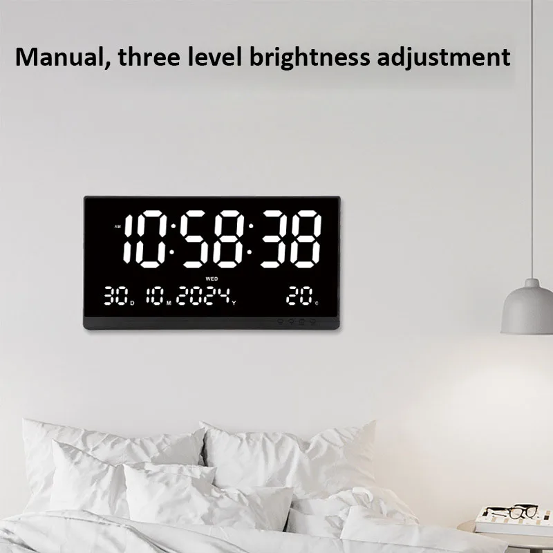 Reloj de Pared Digital Grande  - Modern Electronics Gadgets reseña y precio