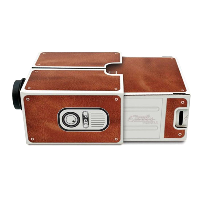 Mini proyector 3D de cartón pa - Mini Projector Portable reseña y precio