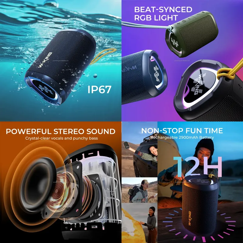 Altavoz Bluetooth Inalámbrico  - Bluetooth Speaker Waterproof reseña y precio