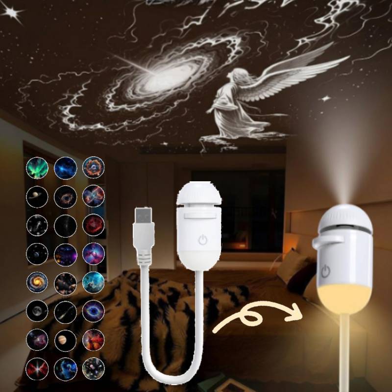 Proyector de estrellas Galaxy, - Mini Projector Portable reseña y precio