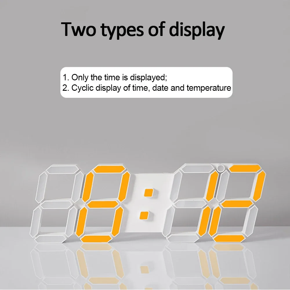 Reloj de pared digital LED gra - Modern Electronics Gadgets reseña y precio