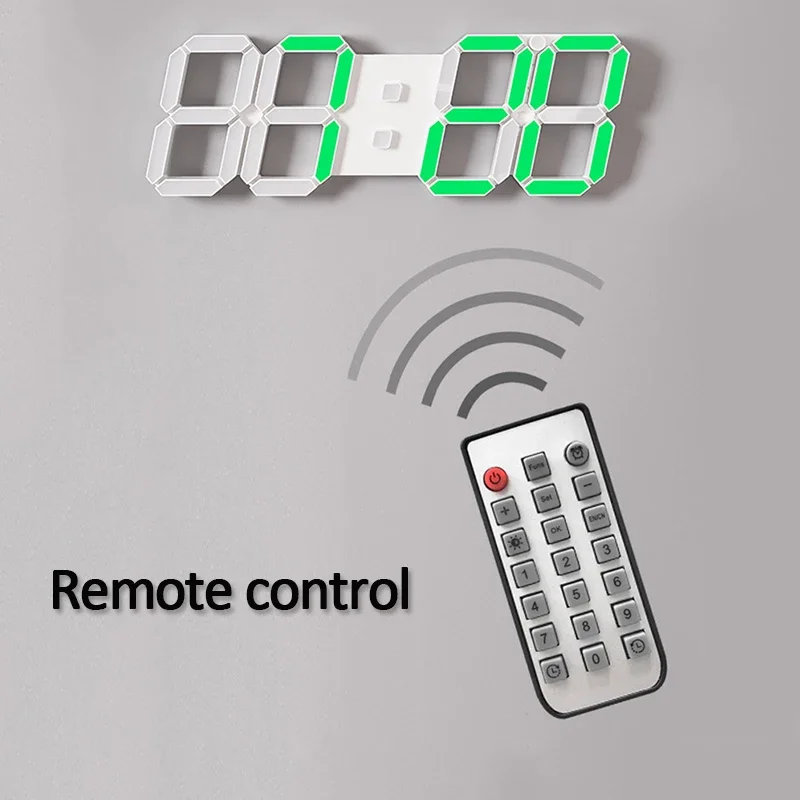 Reloj de pared digital LED gra - Modern Electronics Gadgets reseña y precio