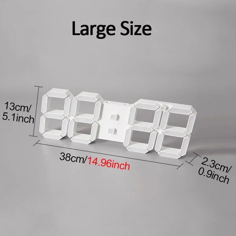Reloj de pared digital LED gra - Modern Electronics Gadgets reseña y precio