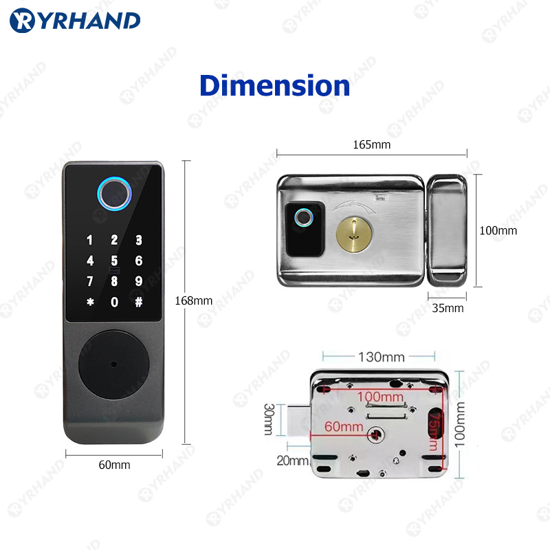 Tuya-cerradura inteligente con - Unique Electronics Gadgets reseña y precio